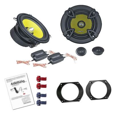 Ground Zero Auto Lautsprecher 260W 13cm passend für Fiat Marea 185 Türen Front