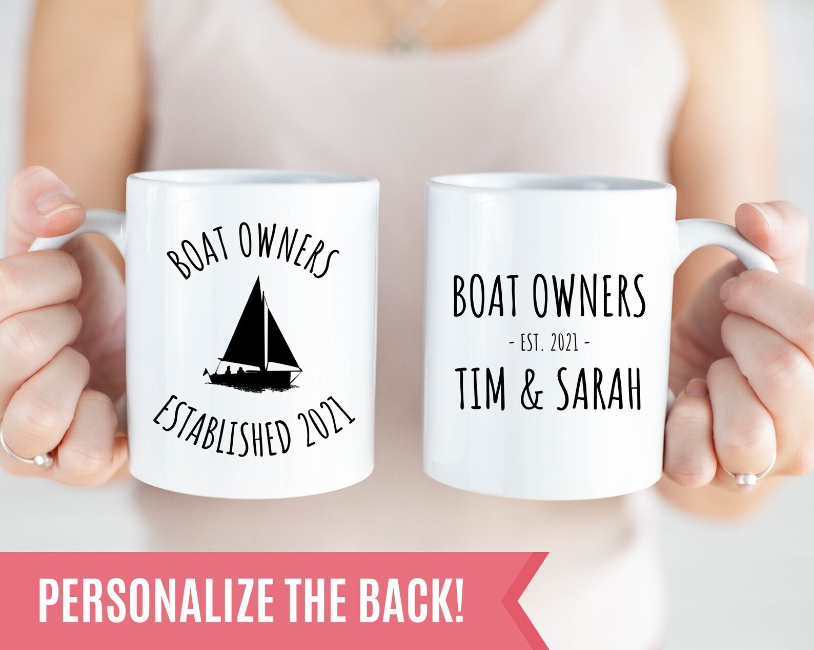 New Boat Owner Gift Boat Owners Mug Custom Boating Coffee Cup Personalized Boat