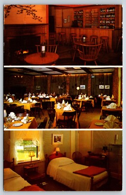 Vintage Postcard Salisbury CT White Hart Inn  Multiple Views Connecticut B8