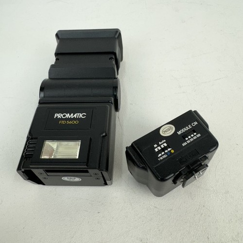 PROMATIC / Promaster FTD 5600 Electronic Shoe Mount Flash Canon AE-1 Tested - Picture 7 of 8