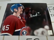 Laurent Dauphin Montreal Canadiens 8x10 Photo Signed Autograph Coa Photo A