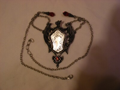 alchemy gothic Bat Vampire Dracula drakuls mirror pendant