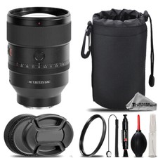 Sony FE 135mm f/1.8 GM Lens  UV Filter  Hood Lens Pouch- Basic Kit
