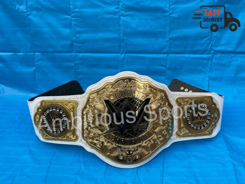 Womens New Heavyweight Championship Wrestling Title Replica Belt 2mm Brass Adult - Picture 1 of 5