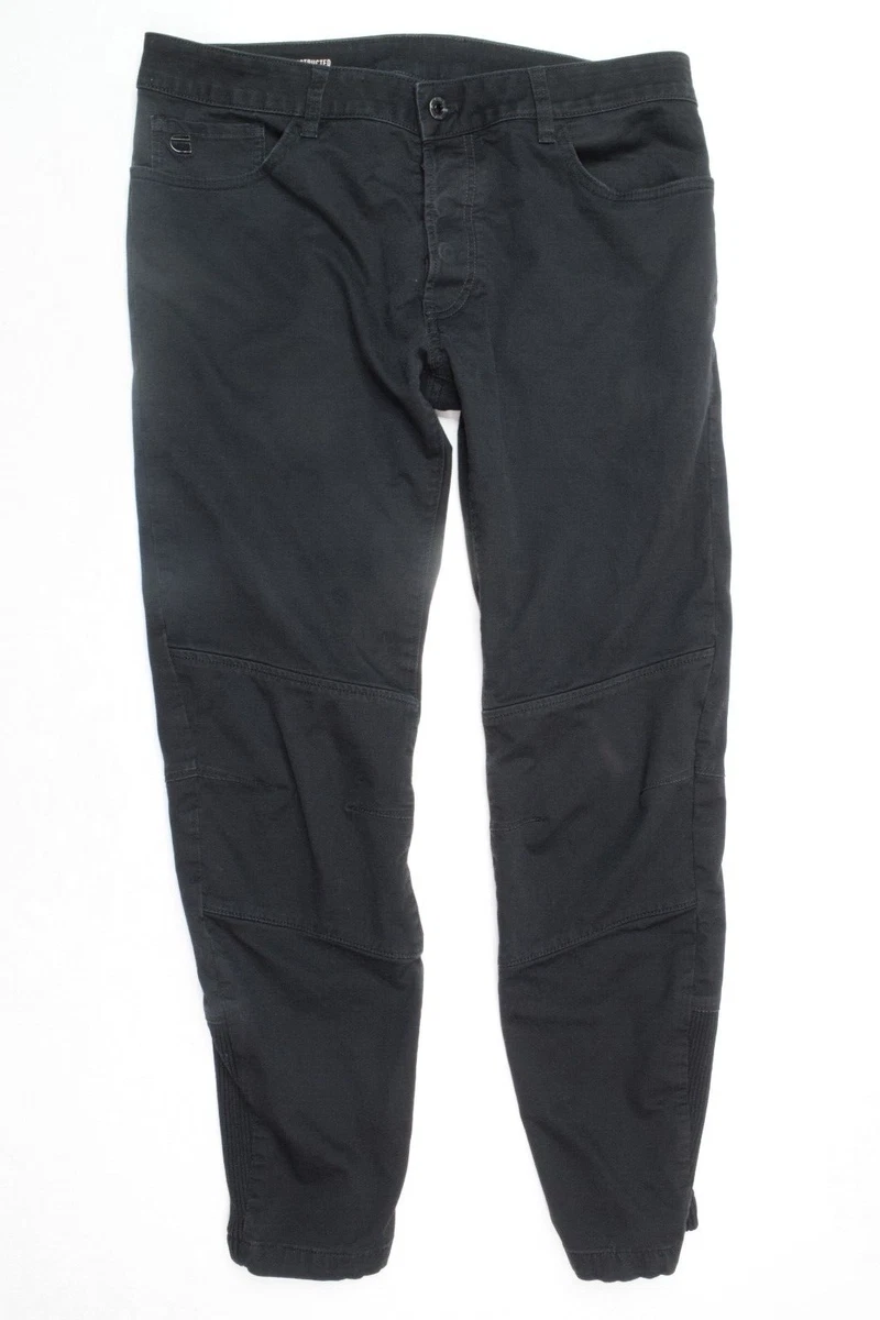 G-Star Raw Motac Deconstructed 3D Slim Jeans Mens 34x29 Black 