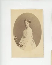 Vintage CDV Princess Margherita of Savoy Queen of Italy Le Lieure Photo