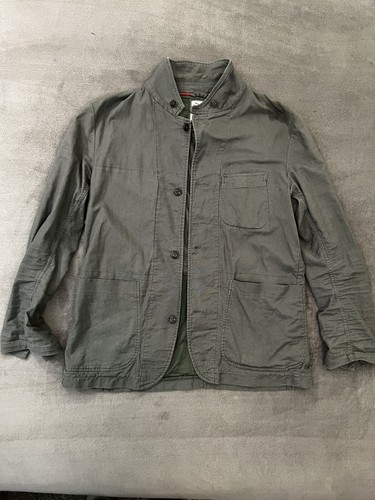 Relwen Linen Field Blazer Olive Size XL 