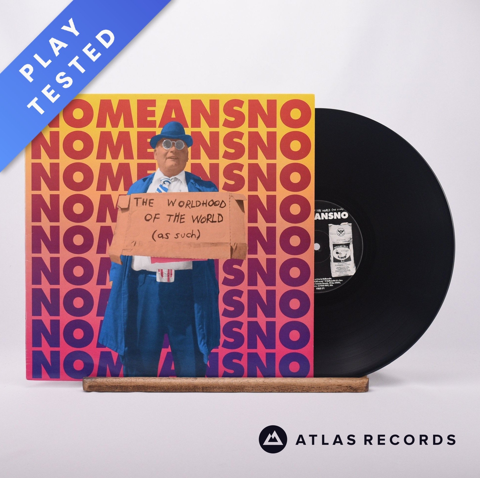 Nomeansno The Worldhood Of The World (As Such) A B LP Album Vinyl Record - EX/EX