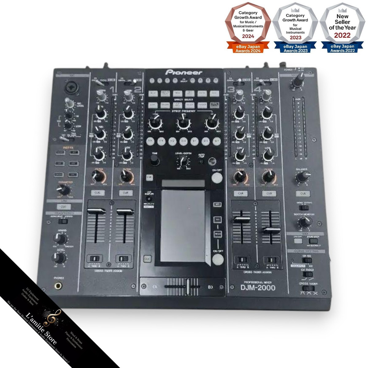 【Pioneer DJM-2000】パイオニアDJミキサー☆DJM-2000 Pioneer DJM-2000 Performance DJ Mixer 4-Channel DJM2000 High