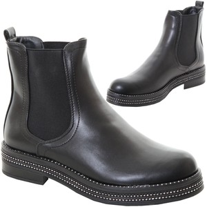 faux leather chelsea boots womens