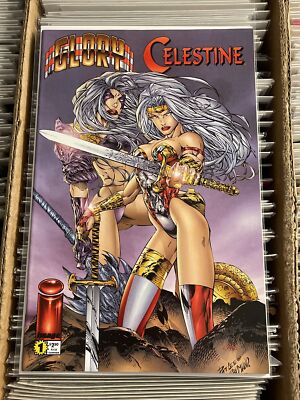 GLORY CELESTINE DARK ANGEL #1 1996 PAT LEE COVER rob liefeld alan moore jo duffy