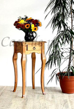 Massivholz Wandtisch honigfarben Telefontisch Beistelltisch Ecktisch Nachttisch