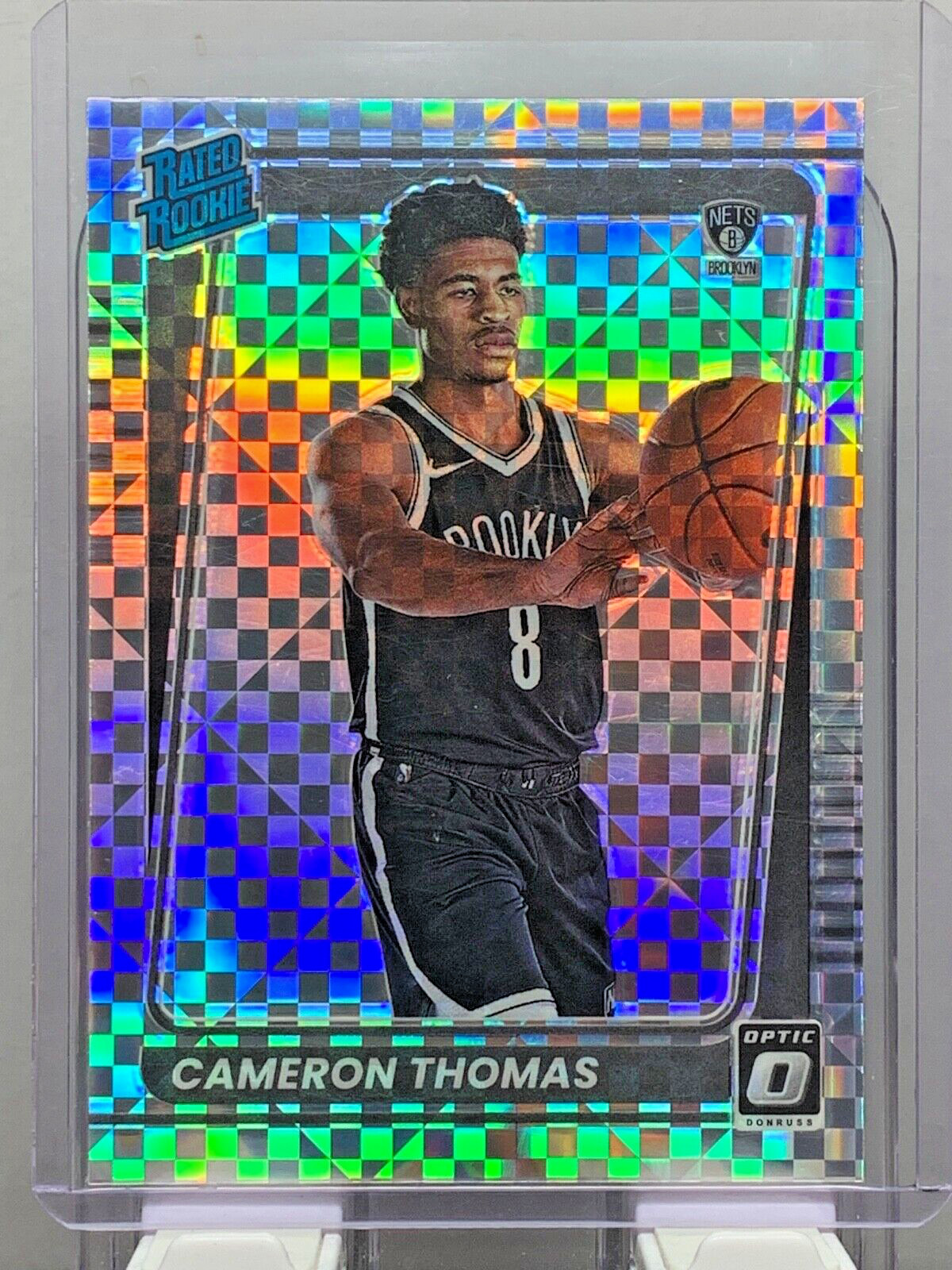2021-22 Donruss Optic Checkerboard #153 Cameron Thomas RR RC
