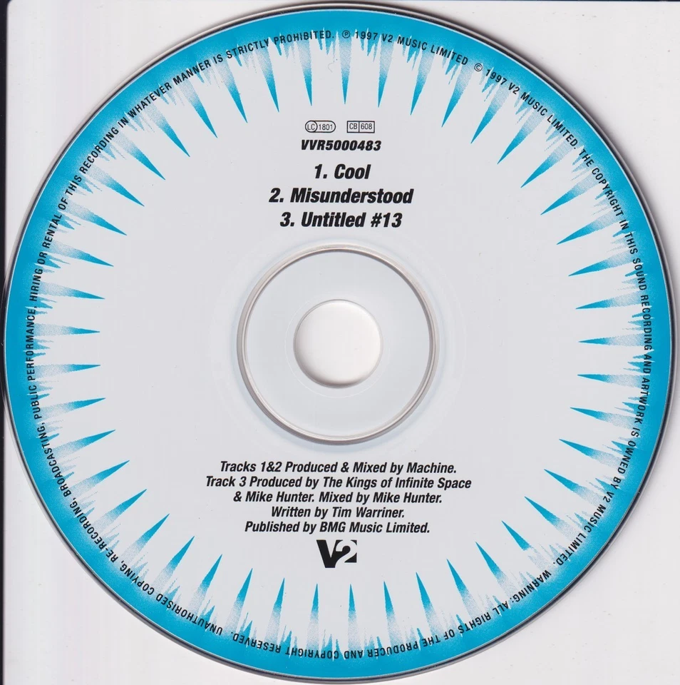 The Kings Of Infinite Space - Cool (1997) NM - Image 3 of 3