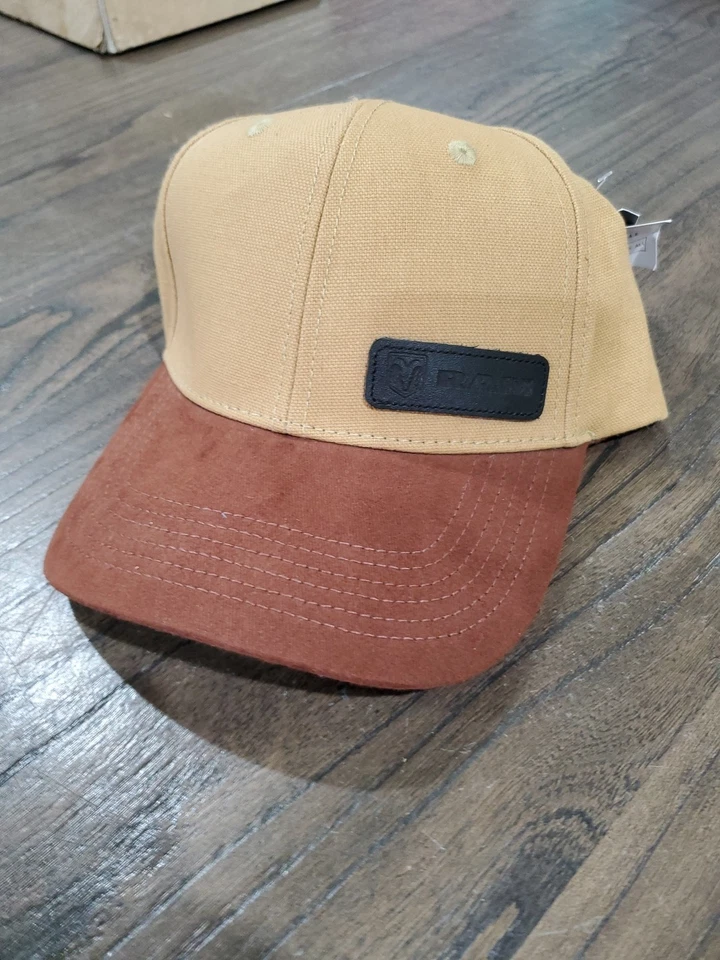 Parche de cuero Dodge Ram, tapa de lona, talla única, marrón Foto 3 de 4