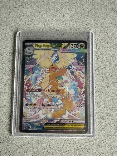 Pokemon Ascended Heroes Mega Dragonite Ex SIR (9.5 AI graded)