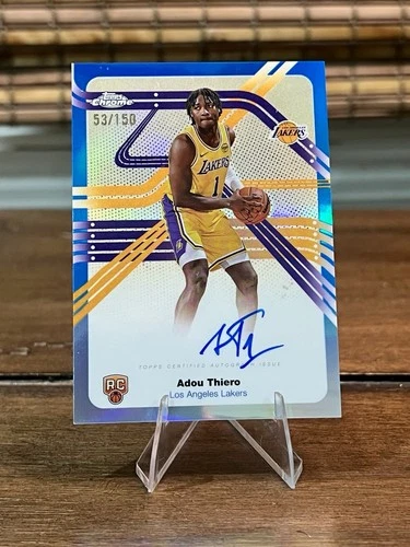 2025 Topps Chrome Adou Thiero Next Stop Signatures (RAW)
