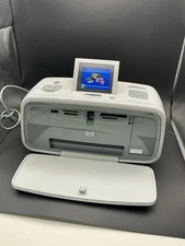 HP Photosmart A526 Photo Inkjet Printer Photo Printer with Manual No Ink.  Read!