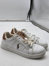 Polo Ralph Lauren Shoes Kids Size 12.5 White Heritage Court II Casual Sneakers