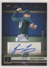 2019 Chronicles Panini Signatures Gold 27/99 Jesus Luzardo #PS-JL Auto 0g4