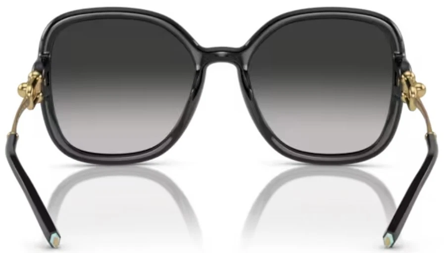 Gafas de sol Tiffany & Co. TF4202U 80013C para mujer negras/grises lentes degradadas 57 mm Foto 4 de 4