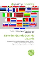 Frederic P. Miller (U. A.) | Liste Des Grands-Ducs De Lituanie | Taschenbuch