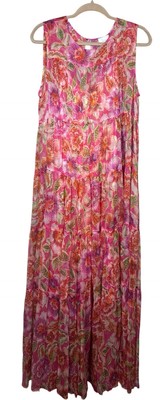 johnny was loran tiered maxi dress Johnny Was LORAN TIERED MAXI DRESS