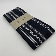 Traditional Japanese Kami Kaku OBI Kimono Belt For Laido BLACK Japan