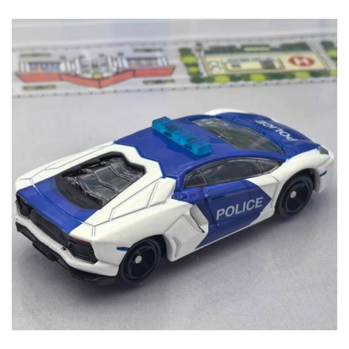 Takara Tomy Tomica 92 Lamborghini Aventador LP700-4 Police Car Limited Edition - Picture 6 of 7