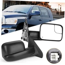 Towing Mirrors Fit for Ram 1500 03-09, Dodge, Ram 2500 3500 with Power 