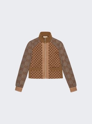 NEU Luxury Original GUCCI  Damen Women`s Jacket Rhombus Jersey- 767025- Große-S