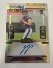 2024 Contenders JJ McCarthy Divisional Rookie Ticket On Card Auto /99 Vikings