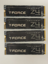  Lot of 4 Team T-Force Z44A7 1TB M.2 2280 NVMe Gen4 SSD, used 98  health