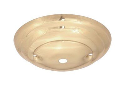 B&P Lamp Stamped Brass Canopy, 4 7/8'' Dia., Polished & Lacq.