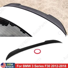 Carbon Fiber Rear Trunk Spoiler Wing Lip For BMW 3 Series F30 Sedan M3 F80 12-18