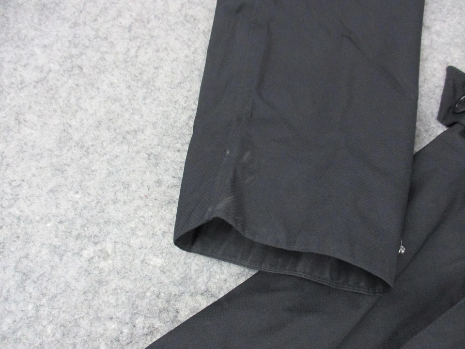 Jaqueta de chuva REI feminina média preta com capuz impermeável nylon trincheira com cinto concha - Imagem 4 de 4