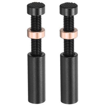 2Pcs Graphics Card Support,49-80mm Adjustable Height, Aluminum Alloy Black, Gold