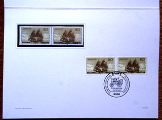 1300) Bund: Faltkarte Ministerkarte groß Postfrisch / FDC Mi. 1180 Esst