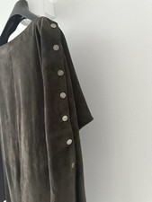 JITROIS Designer Lederkleid – Gr. 36 – Wildlederoptik – Luxus