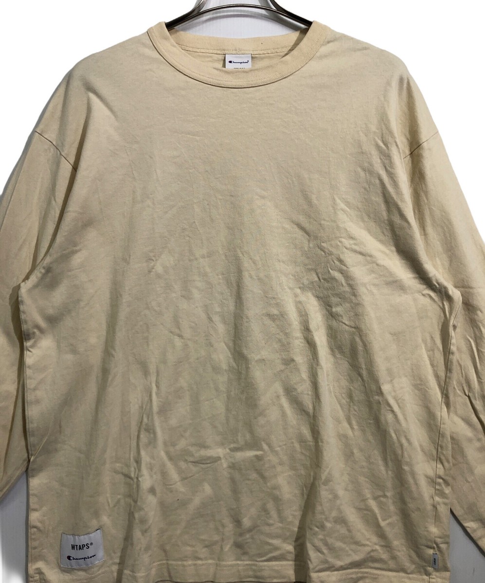 Champion × WTAPS long sleeve cut and sew Size: XL Ivory Men Champion × WTAPS long sleeve cut and sew Size: XL Ivory Men
