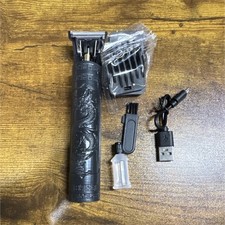 Vintage T9 Cordless Rechargeable Trimmer, T-Blade, Stainless Steel, Face