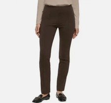 NWT Banana Republic Women's Straight Leg Ponte Pants, 29 x 27 Dark Brown, Size 6