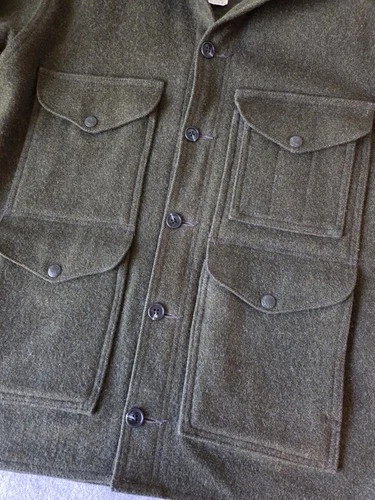 Filson Mackinaw Wool Cruiser Jacket | Size 40 | Forest Green | MSRP $599 | MiUSA image 9