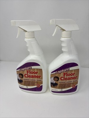 Lot of 2 Capture Hardwood & Multi-Surface Floor Cleaner - 32 oz Spray - New