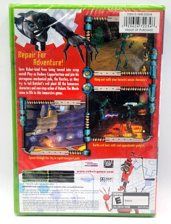 Robots (Microsoft Xbox, 2005) for sale online | eBay