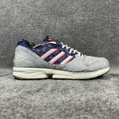 Adidas Torsion ZX 5000 FZ4410 Men's Sz 12 Gray Purple Vieux Lyon