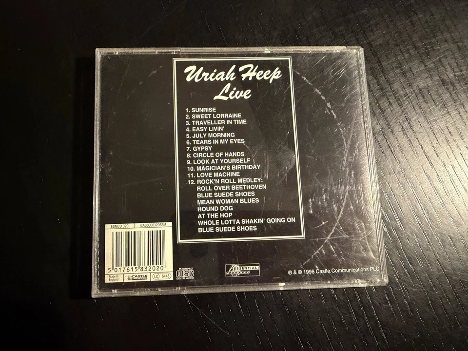 URIAH HEEP - Live  (CD, Remastered, UK, 1996)   VG+/EX - Bild 2 von 4