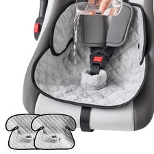 2 Pack Waterproof Piddle Pads Carseat Potty Training Car Seat Protector Water...