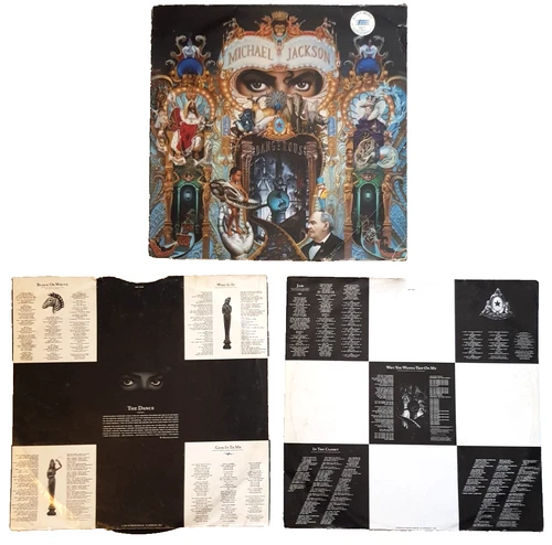 Michael Jackson Dangerous Double 12" Vinyl LP Album Record 1991 Epic