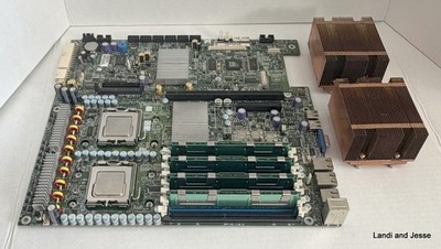 Intel Server Board S5000PAL Socket 771 System Board 8gb Ram 2 intel xeon sl9yk